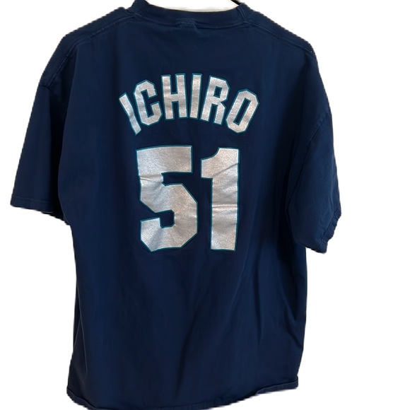 Hanes Shirts Seattle Mariners Ichiro Suzuki Tshirt Mens Mlb